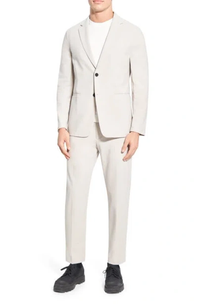 Theory Clinton Precision Ponte Knit Blazer In Gray