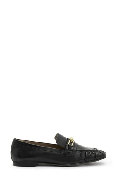 Allsaints Sapphire Chain Loafer In Black