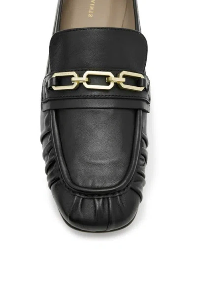 Allsaints Sapphire Chain Loafer In Black