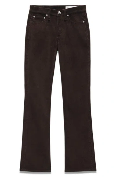 Rag & Bone Peyton Corduroy Bootcut Pants In Brown