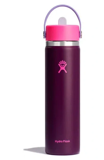 Hydro Flask Remix 24-ounce Wide Mouth Water Bottle With Flex Straw Cap In Purple