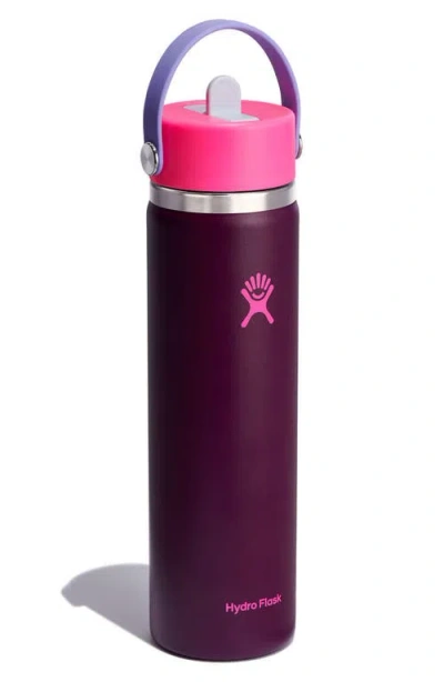 Hydro Flask Remix 24-ounce Wide Mouth Water Bottle With Flex Straw Cap In Purple