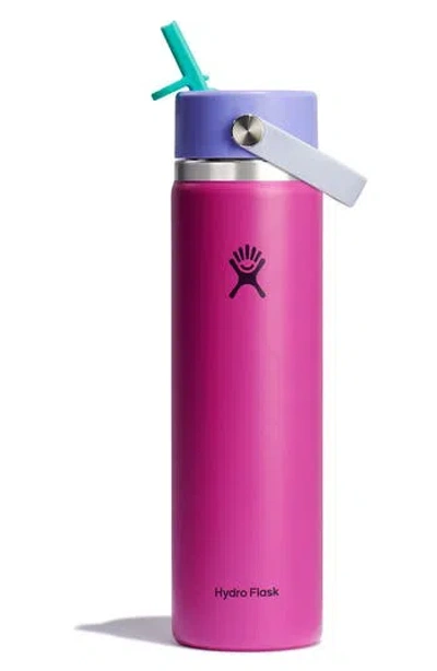 Hydro Flask Remix 24-ounce Wide Mouth Water Bottle With Flex Straw Cap In Pink
