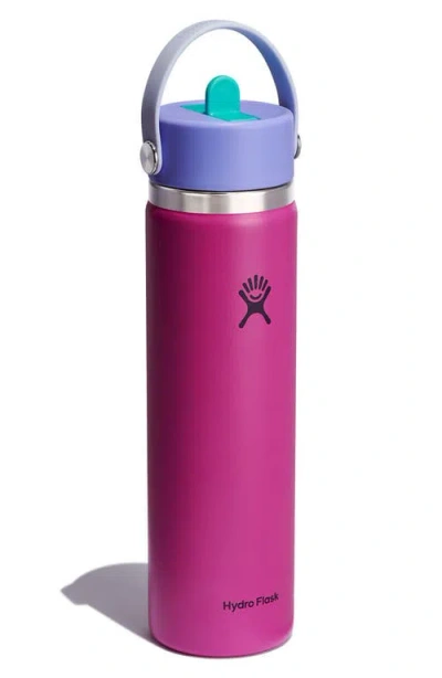 Hydro Flask Remix 24-ounce Wide Mouth Water Bottle With Flex Straw Cap In Pink