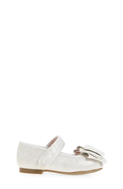 Nordstrom Kids' Blairre Bow Flat In Silver