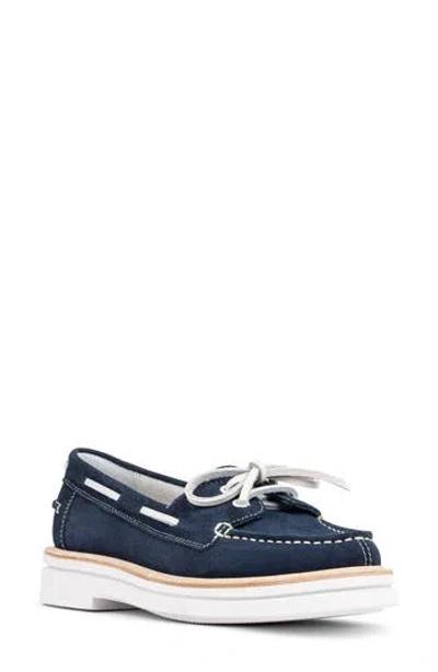 Donald Pliner Lillith Boat Shoe In Blue