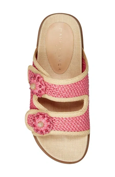 Marc Fisher Ltd Valena Slide Sandal In Pink