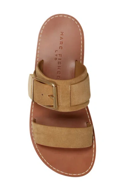 Marc Fisher Ltd Hallyn Slide Sandal In Brown