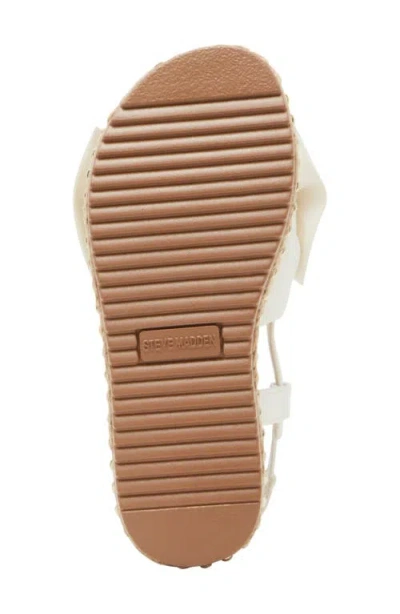 Steve Madden Kid's Joladie Platform Slingback Sandal In White