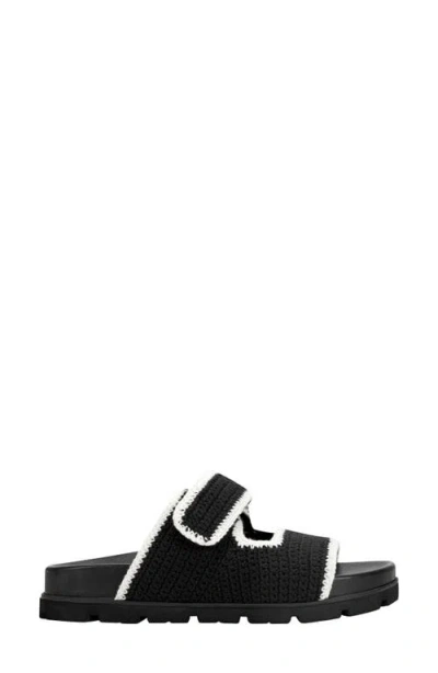 Marc Fisher Ltd Women's Mylan Footbed Sandal In Black