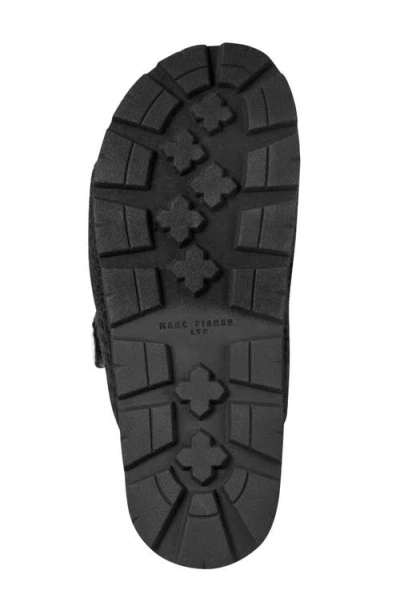 Marc Fisher Ltd Women's Mylan Footbed Sandal In Black