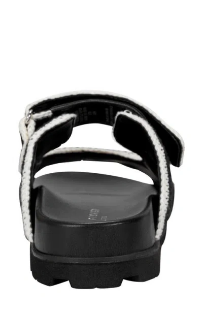 Marc Fisher Ltd Women's Mylan Footbed Sandal In Black