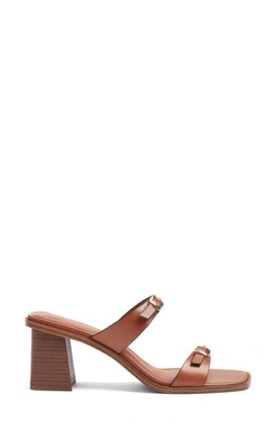 Open Edit Akari Block Heel Sandal In Brown