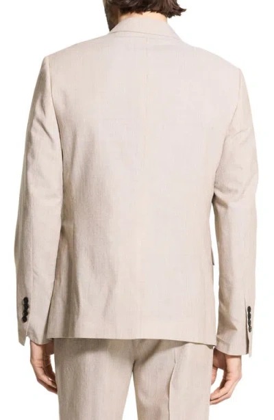 Theory Chambers Melange Solid Slim Fit Suit Jacket In Neutral