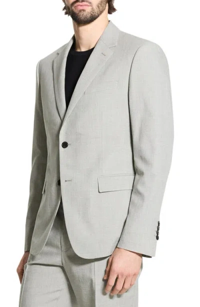 Theory Chambers Melange Solid Slim Fit Suit Jacket In Gray