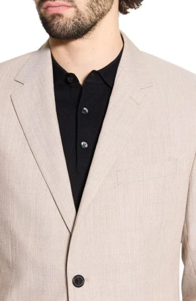 Theory Chambers Melange Solid Slim Fit Suit Jacket In Neutral