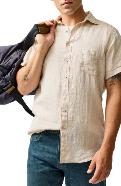 Rodd & Gunn Palm Beach Sports Fit Shirt In Brown