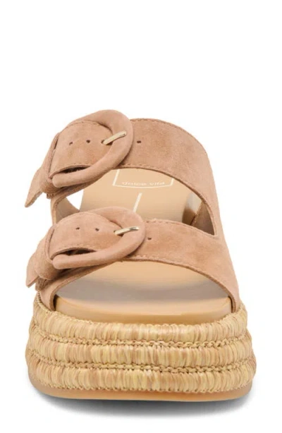 Dolce Vita Women's Witny Buckled Slide Sandals In Brown