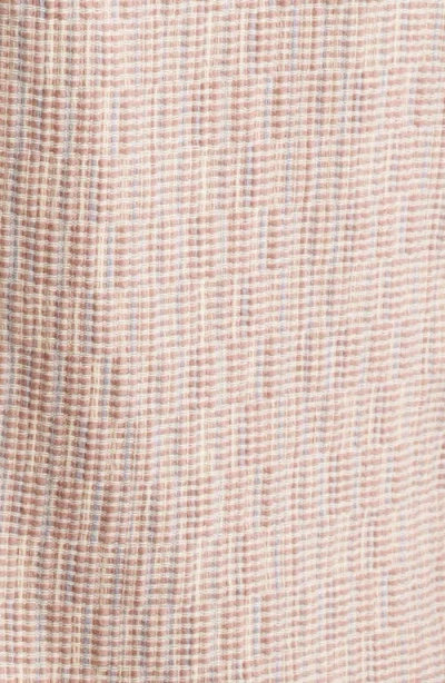 Corridor Rainbow Weave Cotton Camp Shirt In Pink