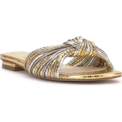 Jessica Simpson Dydra Slide Sandal In Gold