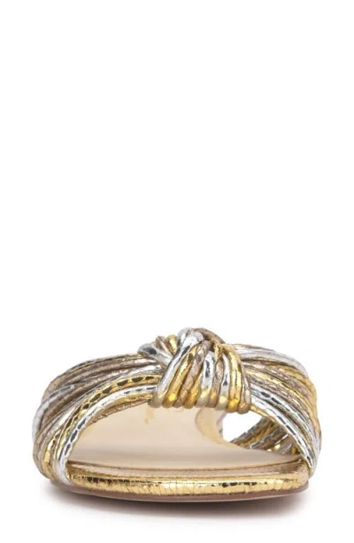 Jessica Simpson Dydra Slide Sandal In Gold