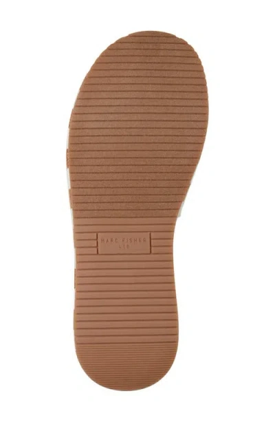 Marc Fisher Ltd Daylin Platform Wedge Slide Sandal In Brown