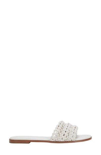 Marc Fisher Ltd Vickee Woven Sandals In White