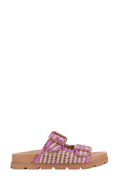 Marc Fisher Ltd Women's Mylan Footbed Sandal In Purple
