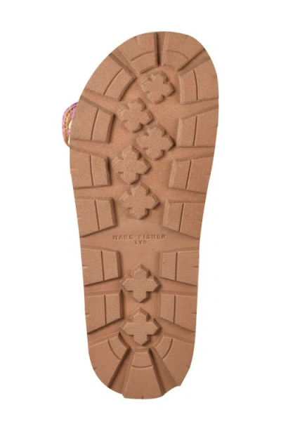 Marc Fisher Ltd Women's Mylan Footbed Sandal In Purple