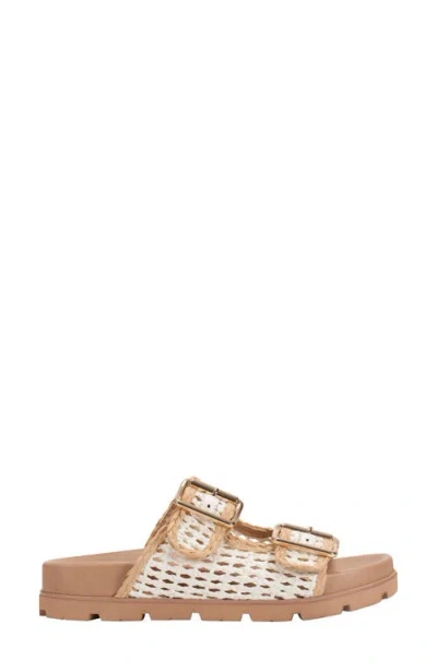 Marc Fisher Ltd Women's Mylan Footbed Sandal In White