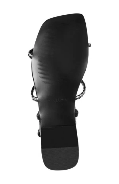 Marc Fisher Ltd Womens Buckle Leather Ankle Strap In Black