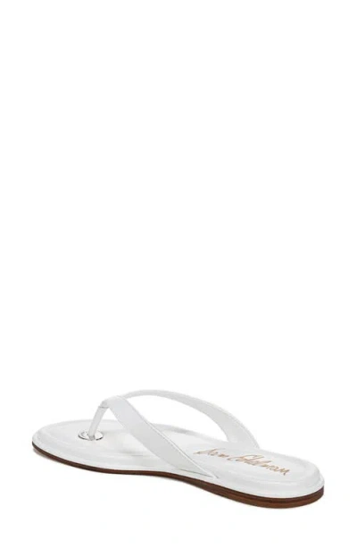 Sam Edelman Remi Flip Flop In White