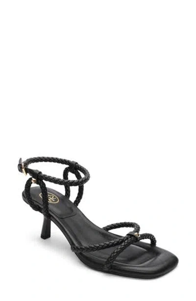 Ash Jess Bis Braided Strappy Sandal In Black