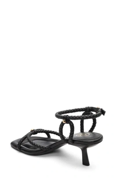 Ash Jess Bis Braided Strappy Sandal In Black