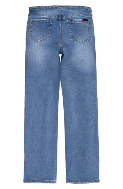 Joe's Jeans Kids' Lara Mini Waist Straight Leg Jeans In Blue