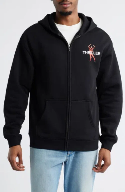 Santo Studio Thriller Zip Hoodie In Black