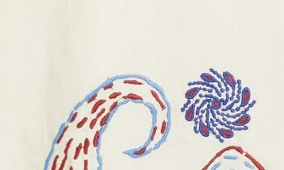 Obey Quentin Embroidered Short Sleeve Cotton & Linen Button-up Shirt In Multi