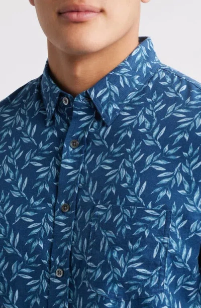 Rails Carson Short Sleeve Button-up Shirt In Blue