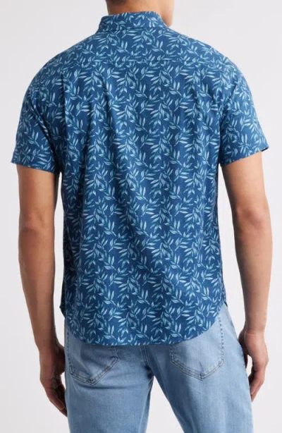 Rails Carson Short Sleeve Button-up Shirt In Blue