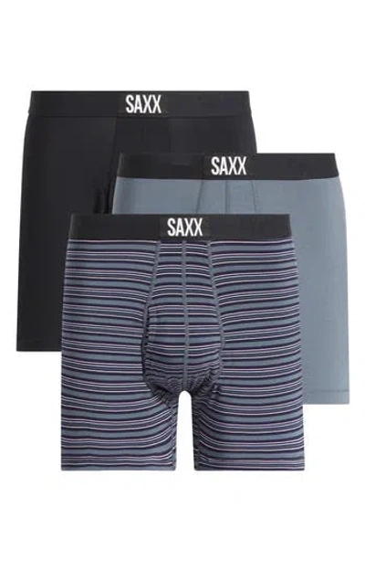 Saxx Assorted 3-pack Ultra Super Soft Boxer Briefs In Multi
