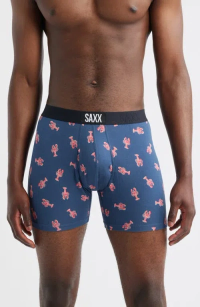 Saxx Assorted 2-pack Ultra Super Soft Boxer Briefs In Blue