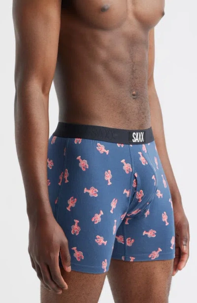 Saxx Assorted 2-pack Ultra Super Soft Boxer Briefs In Blue