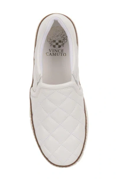 Vince Camuto Romie Slip-on Platform Sneaker In White
