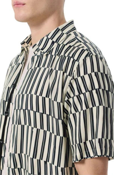 Rag & Bone Dalton Print Short Sleeve Button-up Shirt In Multi