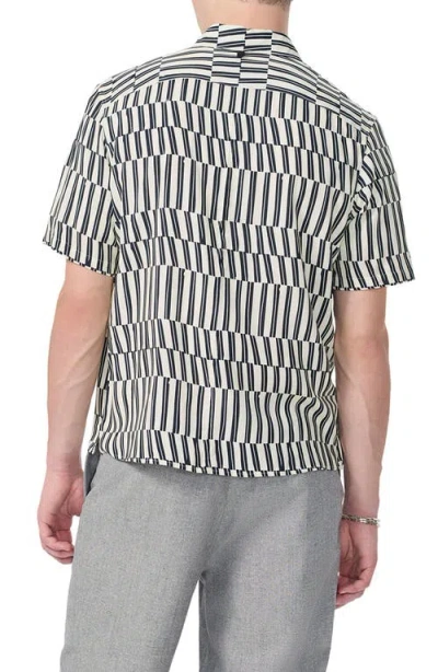 Rag & Bone Dalton Print Short Sleeve Button-up Shirt In Multi