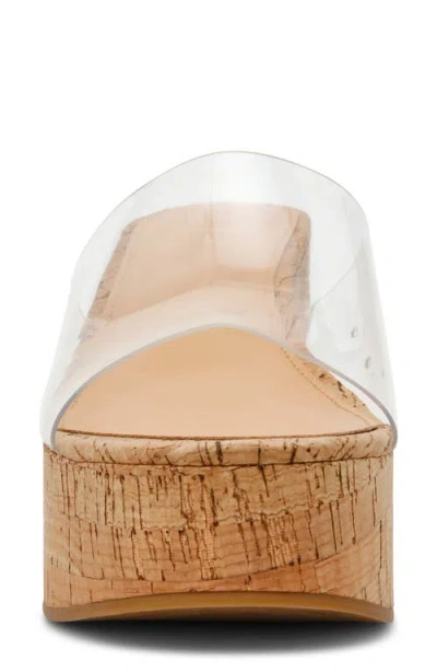 Steve Madden Trippy Platform Sandal In Transparent