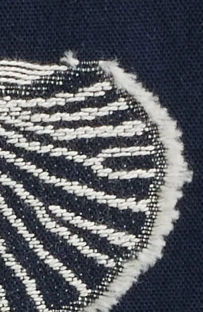 Nn07 Freddy 5715 Short Sleeve Button-up Shirt In Blue