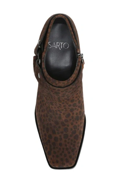 Sarto By Franco Sarto Imogen Harness Bootie In Brown