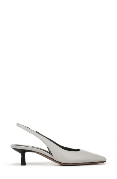 Sarto By Franco Sarto Raven Slingback Kitten Heel Pump In Gray