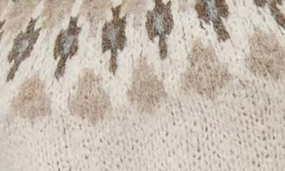 Blu Pepper Fair Isle Sweater In Multi